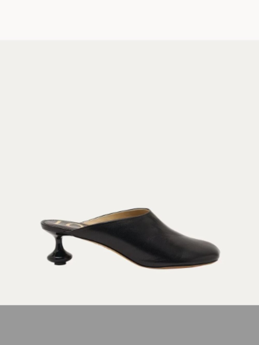 LOEWE NWT Toy Leather Drop Stiletto Mules (ORIG $990) SIZE (11B) (41EU) BLACK